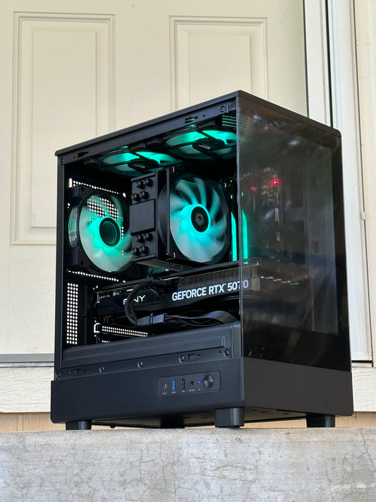 Gaming pc / GeForce RTX 5070 / Ryzen 5 9600X / 32GB DDR5 Ram / 2TB WD-Black ssd / windows 11
